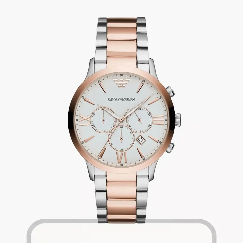 Emporio Armani Giovanni Chronograph Two-tone Men's Watch- AR11209